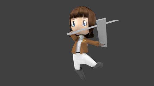 Low Poly Chibi SnK preview image